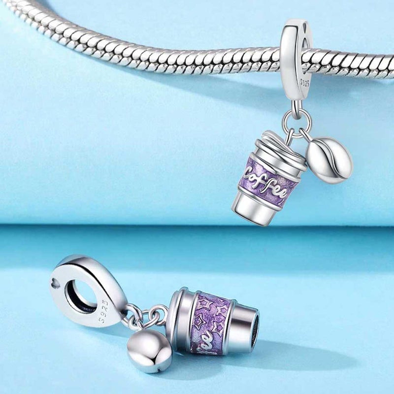 CYCUFF Store 925 Sterling Silver Charms Suitable for Charm Necklaces, Bracelet Pendants Beads Jewellery Gift for Women Family Friends - Image 2